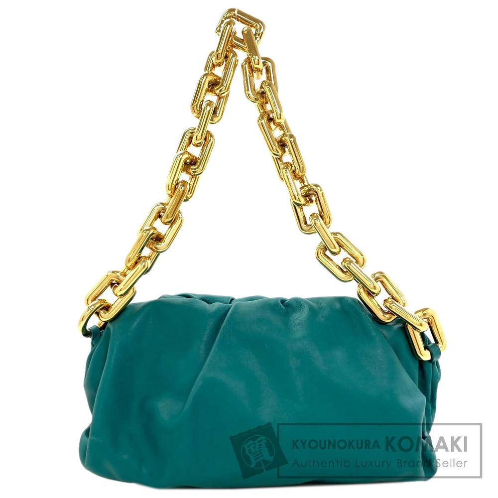 Bottega Veneta Hobo Chain Shoulder Bag Calfskin